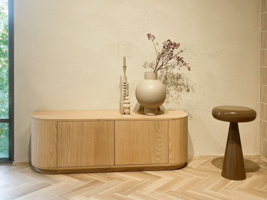 Livingfurn Novero 140cm - Naturel - Eiken-Dressoirs-Livingfurn