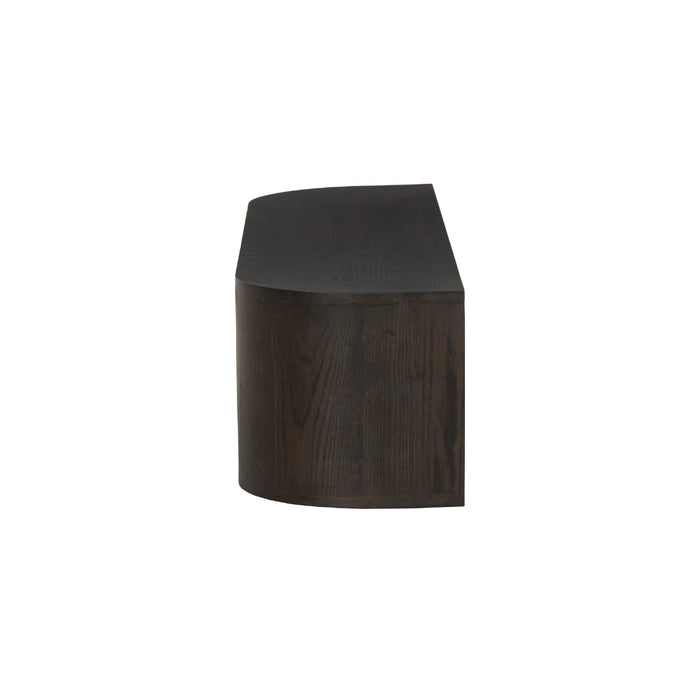 Livingfurn Novero Espresso Zwevend 140cm - Bruin - Eiken-Dressoirs-Livingfurn