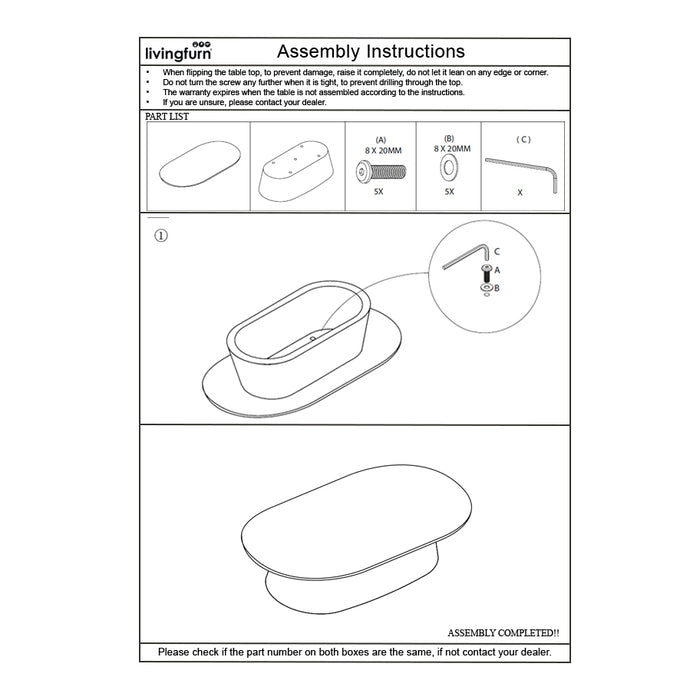 Livingfurn Novero Oval 120cm - Naturel - Eiken-Eettafels-Livingfurn