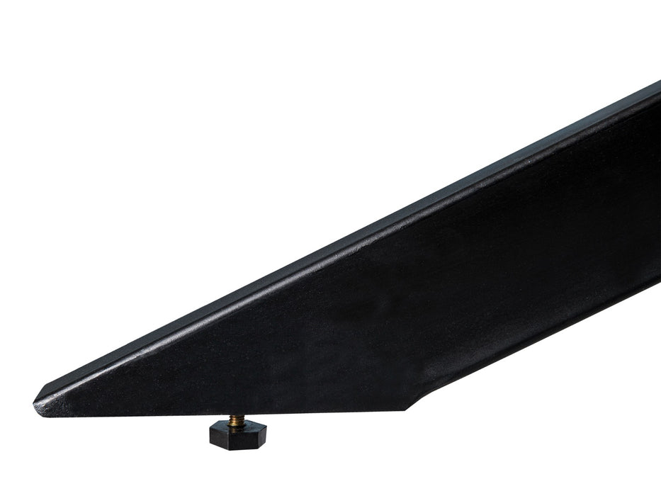 Livingfurn Oslo Spider Black Acasia 220 cm - Zwart - Metaal-Eettafels-Livingfurn