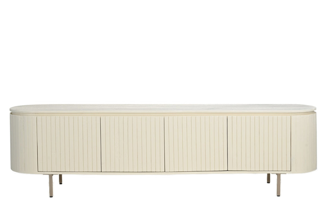 Livingfurn Patou 210 cm - Beige - Metaal-Dressoirs-Livingfurn