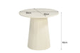 Livingfurn Patrice 50cm - Crème wit - Mangohout-Eettafels-Livingfurn