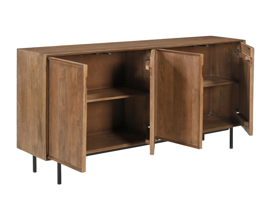 Livingfurn Ravenstein 180cm - Naturel - Metaal-Dressoirs-Livingfurn