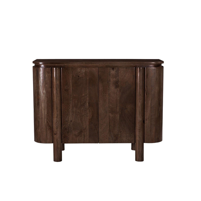 Livingfurn Salano Brown 105cm - Bruin - Mangohout-Dressoirs-Livingfurn