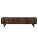 Livingfurn Salano Brown 210 cm - Bruin - Mangohout-Dressoirs-Livingfurn