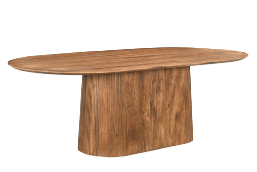 Livingfurn Salvator 200cm - Bruin - Mangohout-Eettafels-Livingfurn