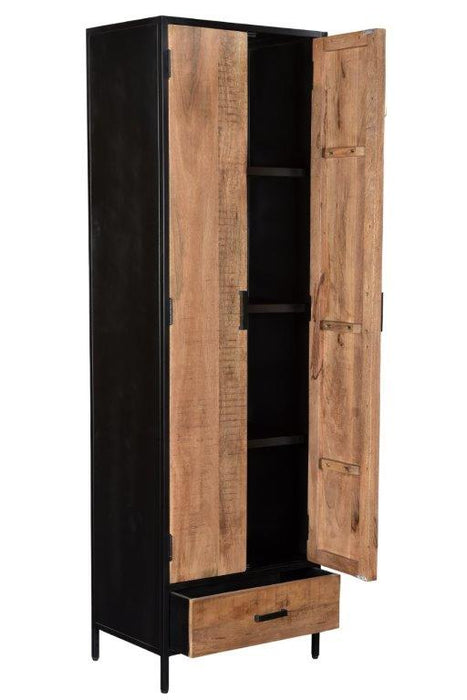 Livingfurn Sturdy 2 Doors 65cm - Naturel - Metaal-Opbergkasten-Livingfurn