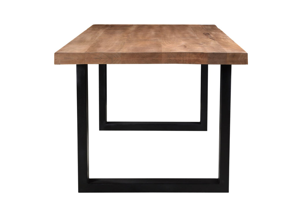 Livingfurn Sturdy U 240x100 cm - Naturel - Metaal-Eettafels-Livingfurn