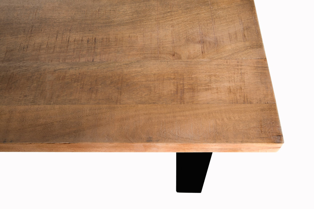 Livingfurn Sturdy U 240x100 cm - Naturel - Metaal-Eettafels-Livingfurn