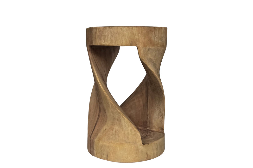 Livingfurn Suar Stool - Hout-Eetkamerstoelen-Livingfurn