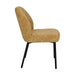 Livingfurn Tess Honey - Geel - Metaal-Eetkamerstoelen-Livingfurn