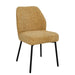 Livingfurn Tess Honey - Geel - Metaal-Eetkamerstoelen-Livingfurn