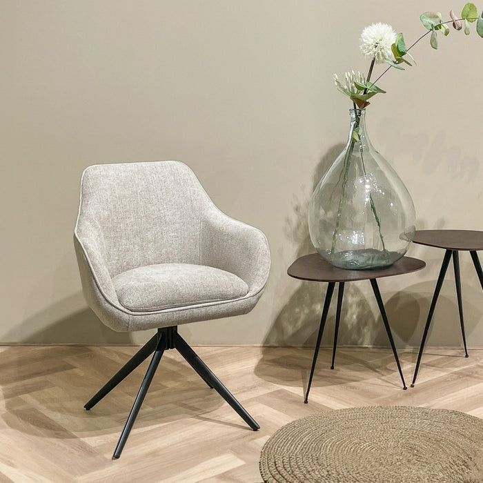 Livingfurn Thomas Toffee - Beige - Metaal-Decoratie & Accessoires-Livingfurn