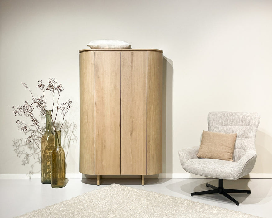 Livingfurn Tobago 180cm - Naturel - Eiken-Opbergkasten-Livingfurn