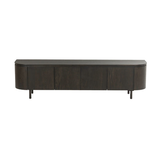 Livingfurn Tobago Espresso 210cm - Bruin - Eiken-Dressoirs-Livingfurn