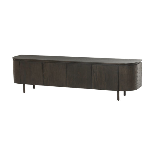 Livingfurn Tobago Espresso 210cm - Bruin - Eiken-Dressoirs-Livingfurn