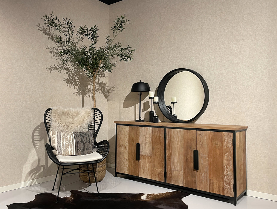 Livingfurn Tomar 185cm - Naturel - Hout-Dressoirs-Livingfurn