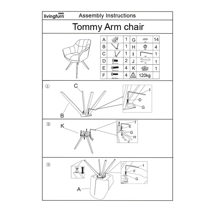 Livingfurn Tommy Bisque Oasis - Beige - Metaal-Decoratie & Accessoires-Livingfurn