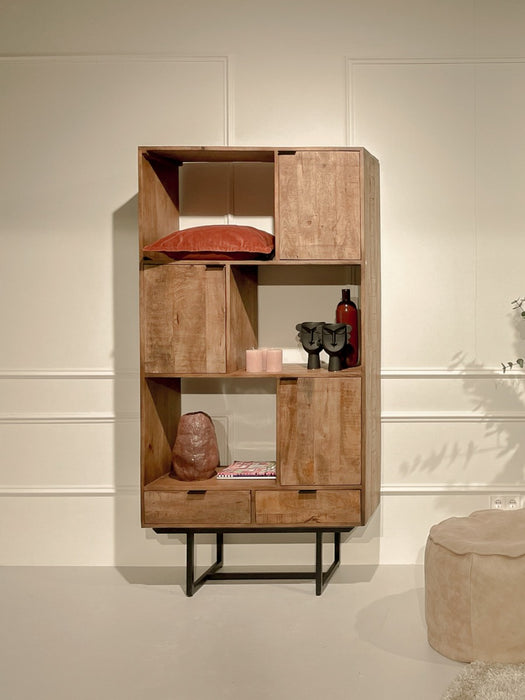 Livingfurn Valdez 100cm - Naturel - Metaal