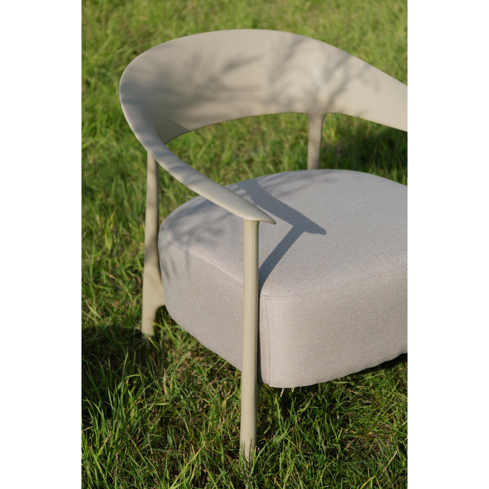Lounge stoel Vita Beige Outdoor-Fauteuils-Creating Home