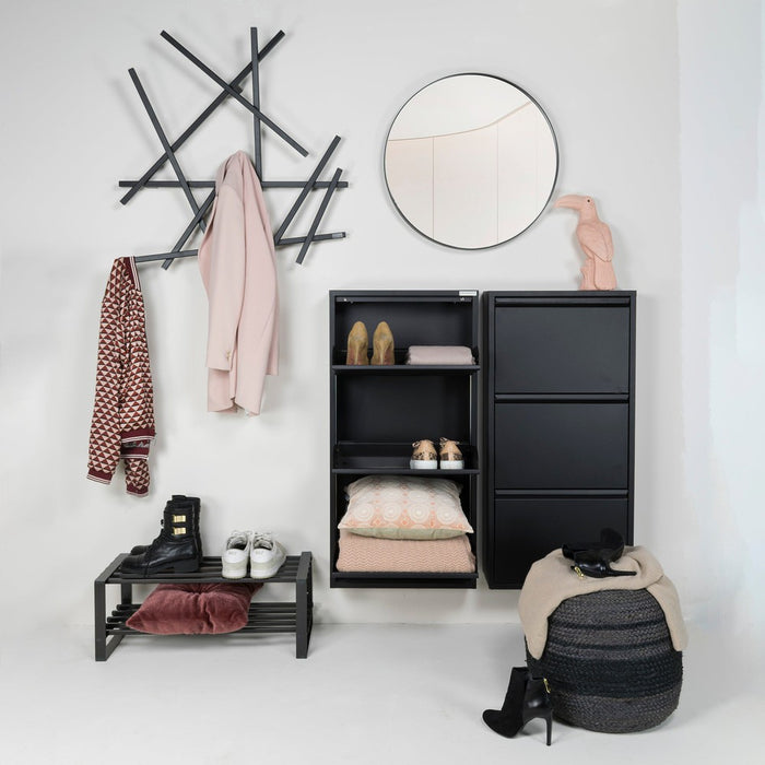 MATCHES XS Wandkapstok - Zwart Spinder Design-Kapstokken-Spinder