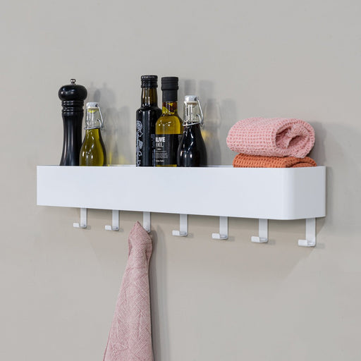 MULTI 7 Wandkapstok - Wit Spinder Design-Kapstokken-Spinder