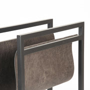 Magazinehouder Antraciet Leder - 45x20x38 cm-Lichtbronnen-LABEL51