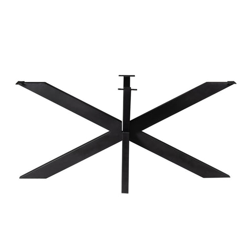 Matrixpoot - ovaal/rechthoek - Zwart-Eettafels-Starfurn