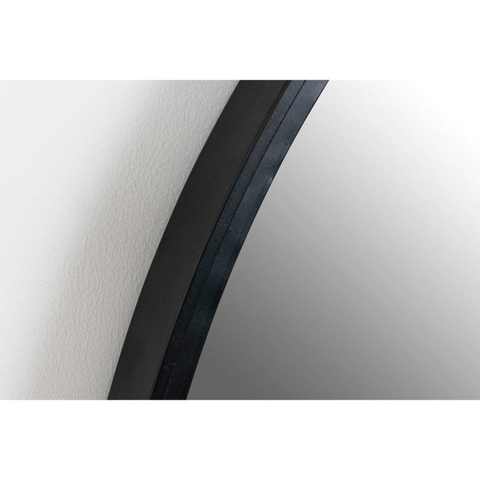 Matz Spiegel Ovaal Zwart L-Spiegels-Creating Home