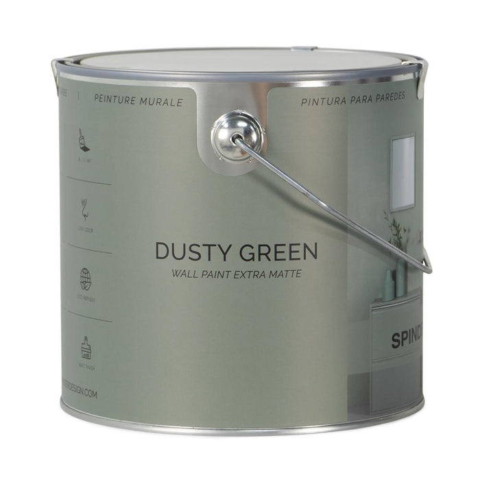 Muurverf WALL PAINT Dusty Green 16x16x15.7cm Spinder Design-Verf-Spinder