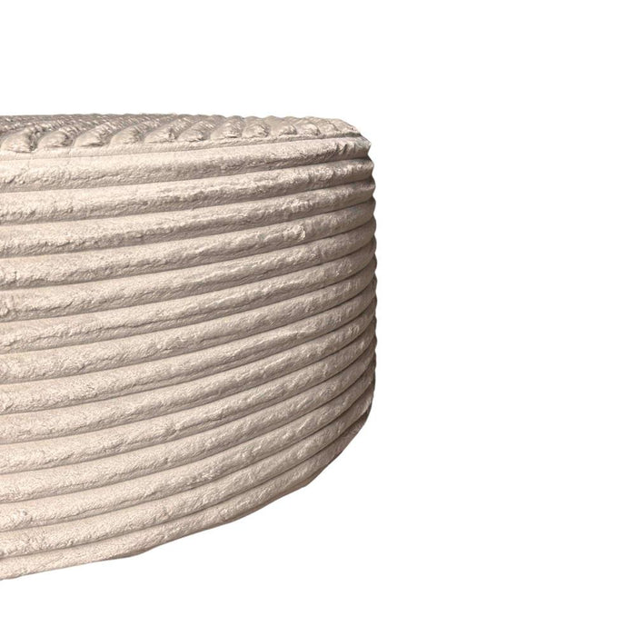 My Sofa Hocker | Rond | 80 cm | Tilia 03 | Beige-Poefs-Starfurn