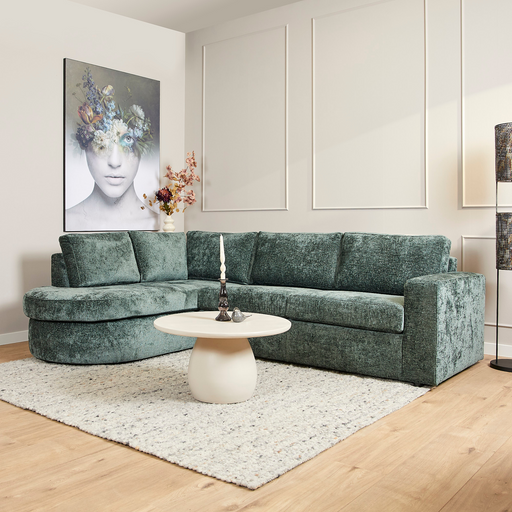 MySofa Alma | Divan Links + 2,5 zits | Green-Hoekbanken-Starfurn