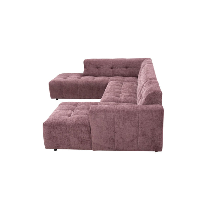MySofa Ruby U-bank Paars Ottomane L + 2,5 + Lounge R