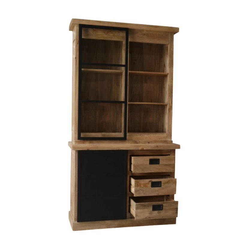 Nashville Vitrinekast 120 cm-Vitrinekasten-Starfurn