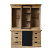 Nashville Vitrinekast 160 cm 160x45x220 cm-Vitrinekasten-Starfurn