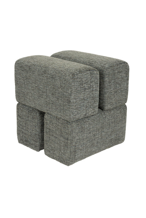 Fauteuil Staple Stool Polyester, MDF Groen, productafbeelding