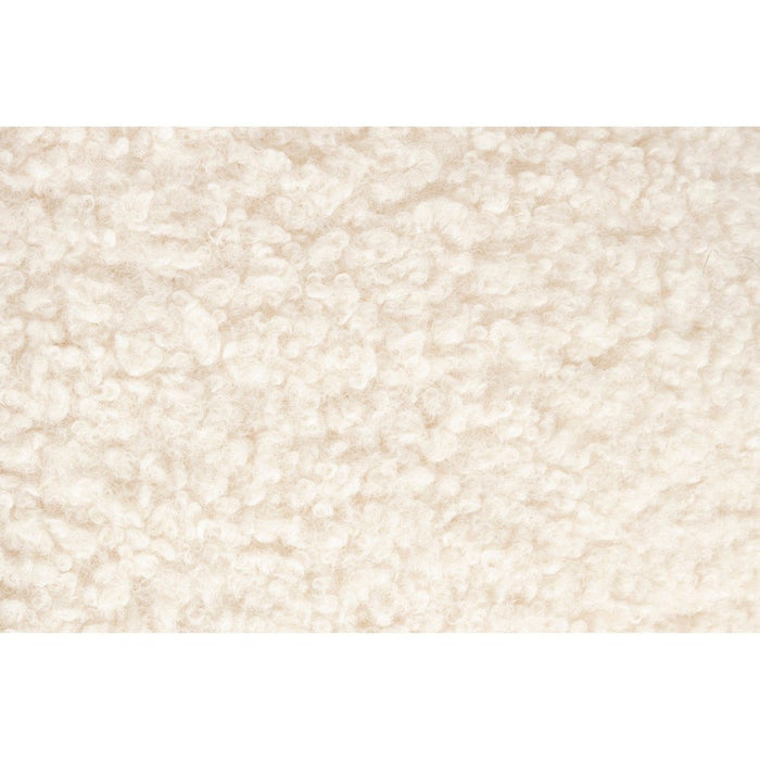 Noxx Hocker Wit Boucle Stof 46 cm-Poefen-Creating Home