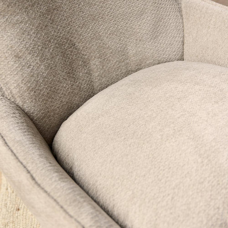 Olivia Taupe 77x85x108 cm-Eetkamerstoelen-Starfurn
