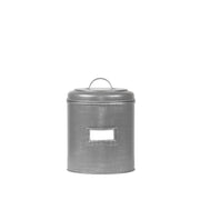 Opbergblik Antiek Grijs Metaal S 10x10x15 cm-Opbergdozen en manden-LABEL51