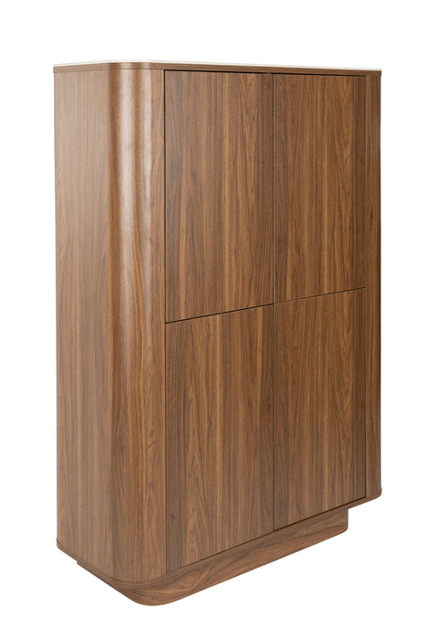Opbergkast Almira Hout Bruin 40x100 cm