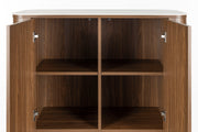 Opbergkast Almira Hout Bruin 40x100 cm-Opbergkasten-Creating Home