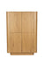 Opbergkast Almira Hout Naturel 40x100 cm-Opbergkasten-White Label Living