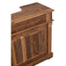Opbergkast Barkast 2 Lades Gerecycled Hout Naturel 180x55x106 cm-Opbergkasten-J-Line