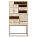 Opbergkast Beige Mangohout hout 38x84 cm-Opbergkasten-J-Line