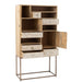 Opbergkast Beige Mangohout hout 38x84 cm-Opbergkasten-J-Line