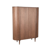 Opbergkast Bergkast Oliva Walnoot Eiken 125 cm 125x47x158 cm-Opbergkasten-LABEL51