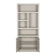 Opbergkast Boekenkast Brussel 5 vakken 2 deuren 90x45x200 cm-Opbergkasten-Starfurn