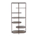 Opbergkast Brix Eettafel Glas Rood 85x35x190 cm-Opbergkasten-Livingfurn