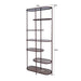 Opbergkast Brix Eettafel Glas Rood 85x35x190 cm-Opbergkasten-Livingfurn