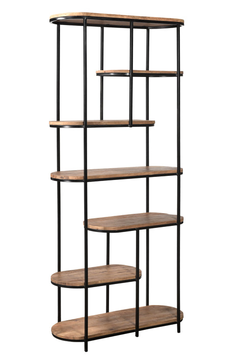 Opbergkast Brix Eettafel Marmer metaal 84x35x190 cm-Opbergkasten-Livingfurn